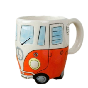 Enamel Mug Mug With Name, as a Gift, Cup for Engagement, Girlfriend, Van, VW  Bus, Love, Colleague, Work Colleague, -  Ireland