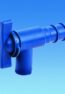 Blue Drainage Tap 28.5 mm