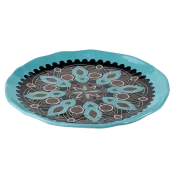RBL Breakfast Plate Blue