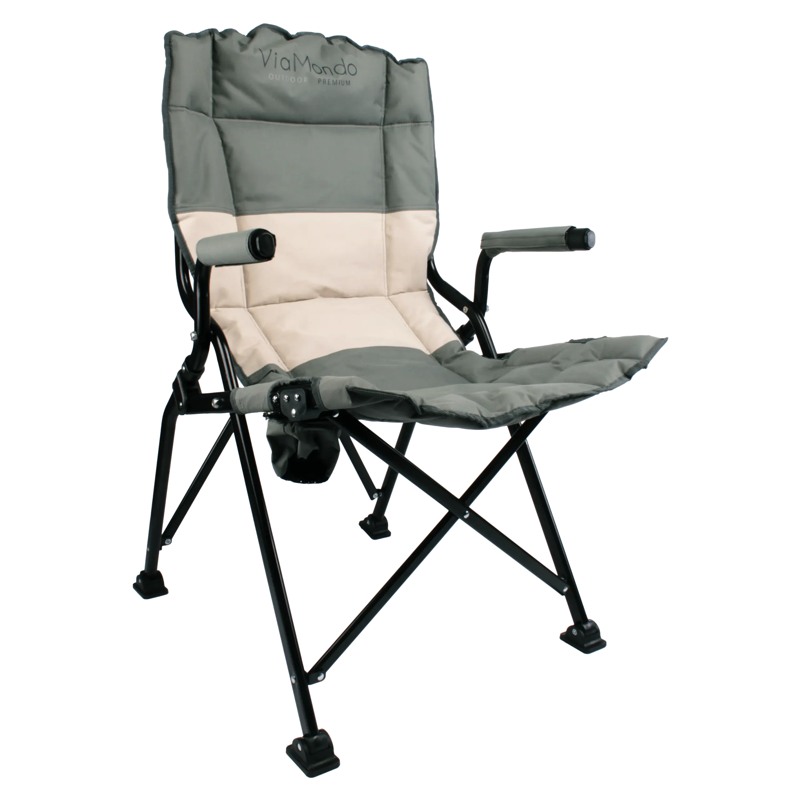 ViaMondo Premium Folding Chair Cremeverde Largo1